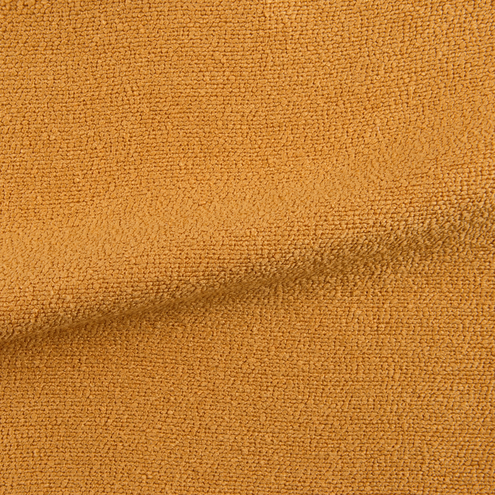 Rideau uni texturé  - Effet bouclé - Jaune