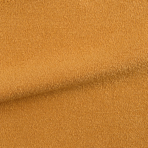 Rideau uni texturé  - Effet bouclé - Jaune
