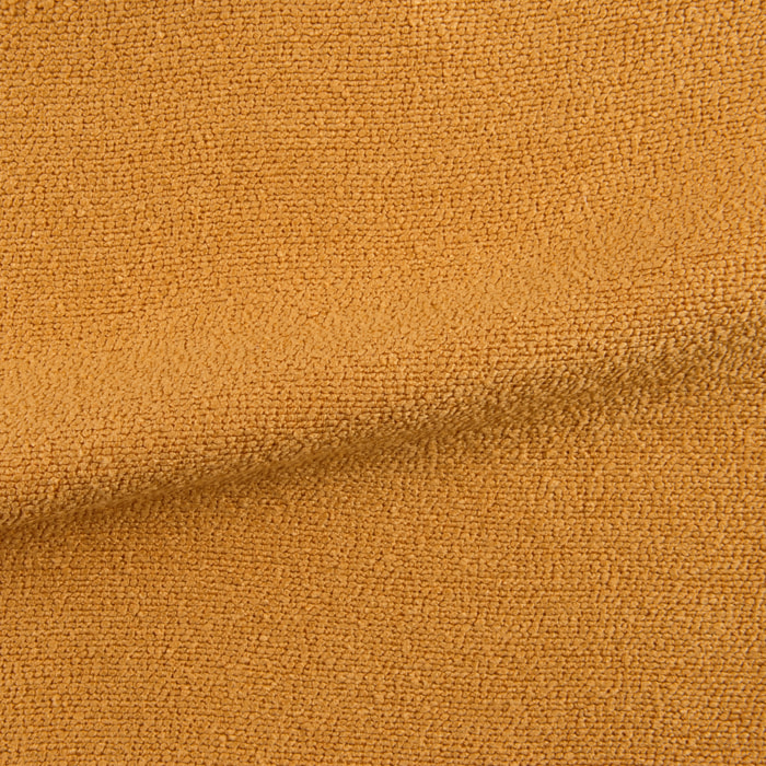 Rideau uni texturé  - Effet bouclé - Jaune