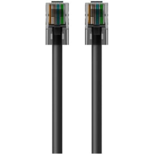 Adaptateur Ethernet BELKIN 2M Droit CAT6 Noir A3L981BT02MBKHS