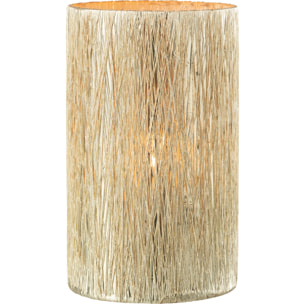 J-Line photophore - verre - argent - large