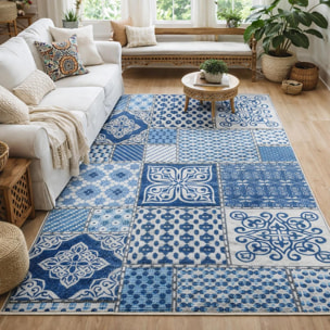 Tapis fin - Lavable en machine - BLANCBLEU