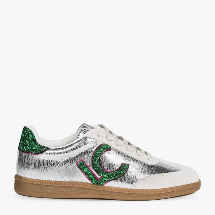Sneakers metallizzate e LC glitter