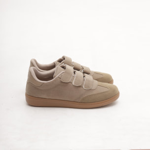 SNEAKERS FLAT STRAPPO TORTORA