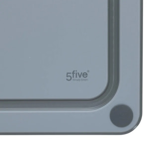 Planche à découper "Néo 2" en plastique gris 37x27,5cm