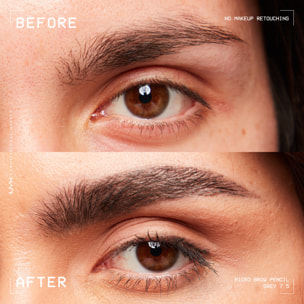 NYX Professional Makeup Micro Brow Pencil Crayon sourcils Grey