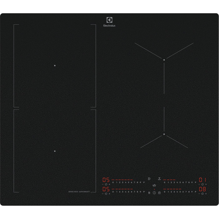 Electrolux Piano cottura ad induzione 7000 SenseBoil® 60cm KIS62453IZ