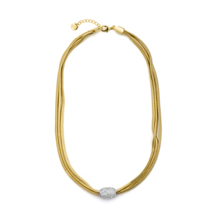 Collar Catmi acabado oro amarillo 18k
