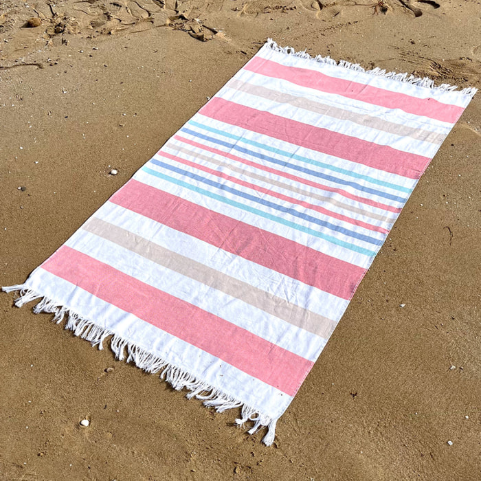 Fouta pestamal 100% coton SAONA 90x170 cm