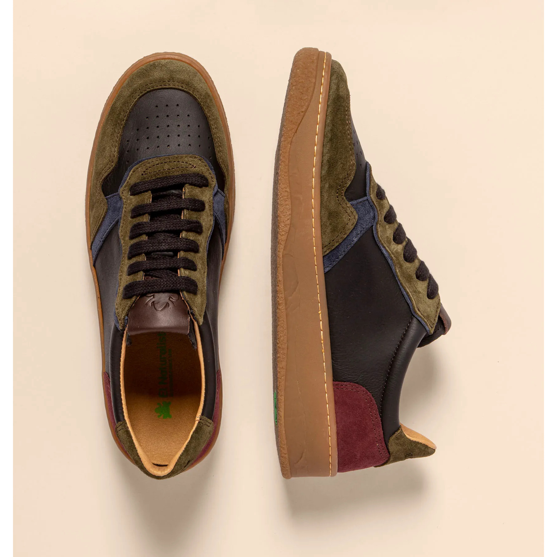 Zapatillas N5844 MULTI LEATHER BLACK/ GEO color Black