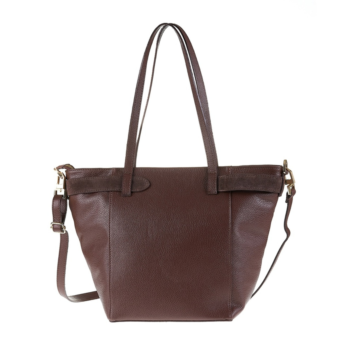 Borsa a spalla da donna Made in Italy - Modello Celeste Elite - 100% pelle - 42.0 x 30.0 x 16.0 cm