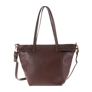 Borsa a spalla da donna Made in Italy - Modello Celeste Elite - 100% pelle - 42.0 x 30.0 x 16.0 cm