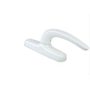 Crémone double fourche Nefer midi FAPIM - blanc 9016 - 0787B-QX
