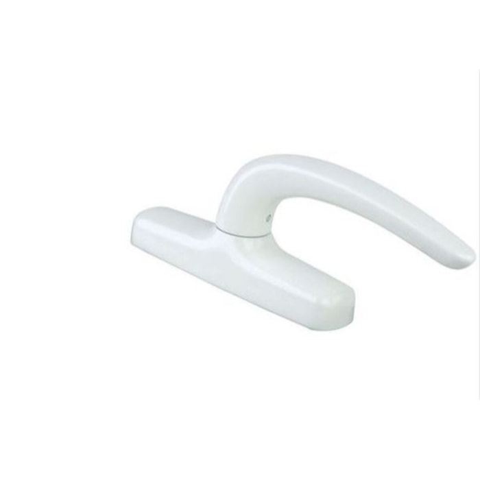 Crémone double fourche Nefer midi FAPIM - blanc 9016 - 0787B-QX