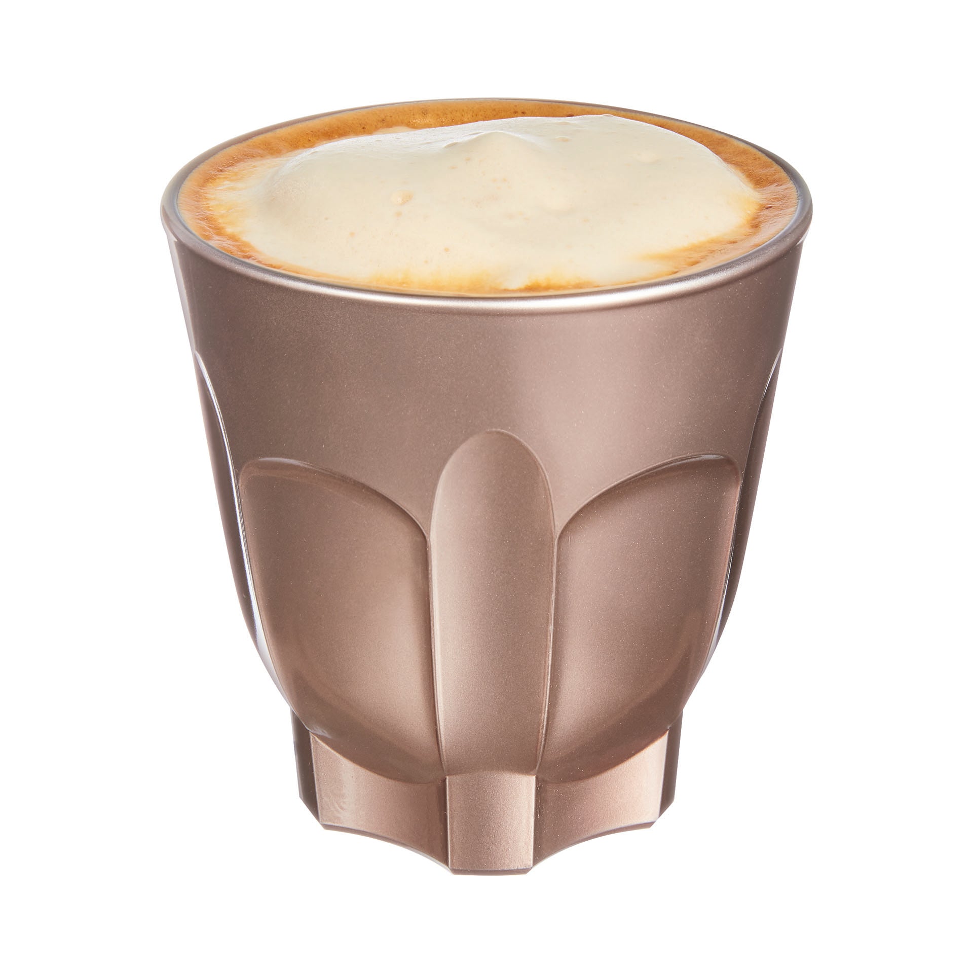 6 tazas de vidrio 24 cl doradas Flashy - Luminarc