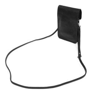 Albareto Bolso bandolera de mujer de piel auténtica acabado Dollaro