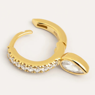 Orecchino Drop Cleo Placcato Oro