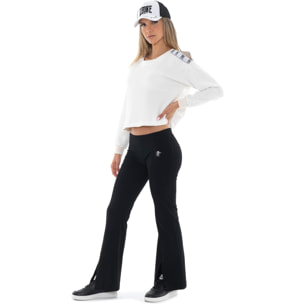 Leggings da donna scampanati Leone Black'n White