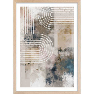 Affiche Arc Alto Affiche + cadre en bois - Chêne