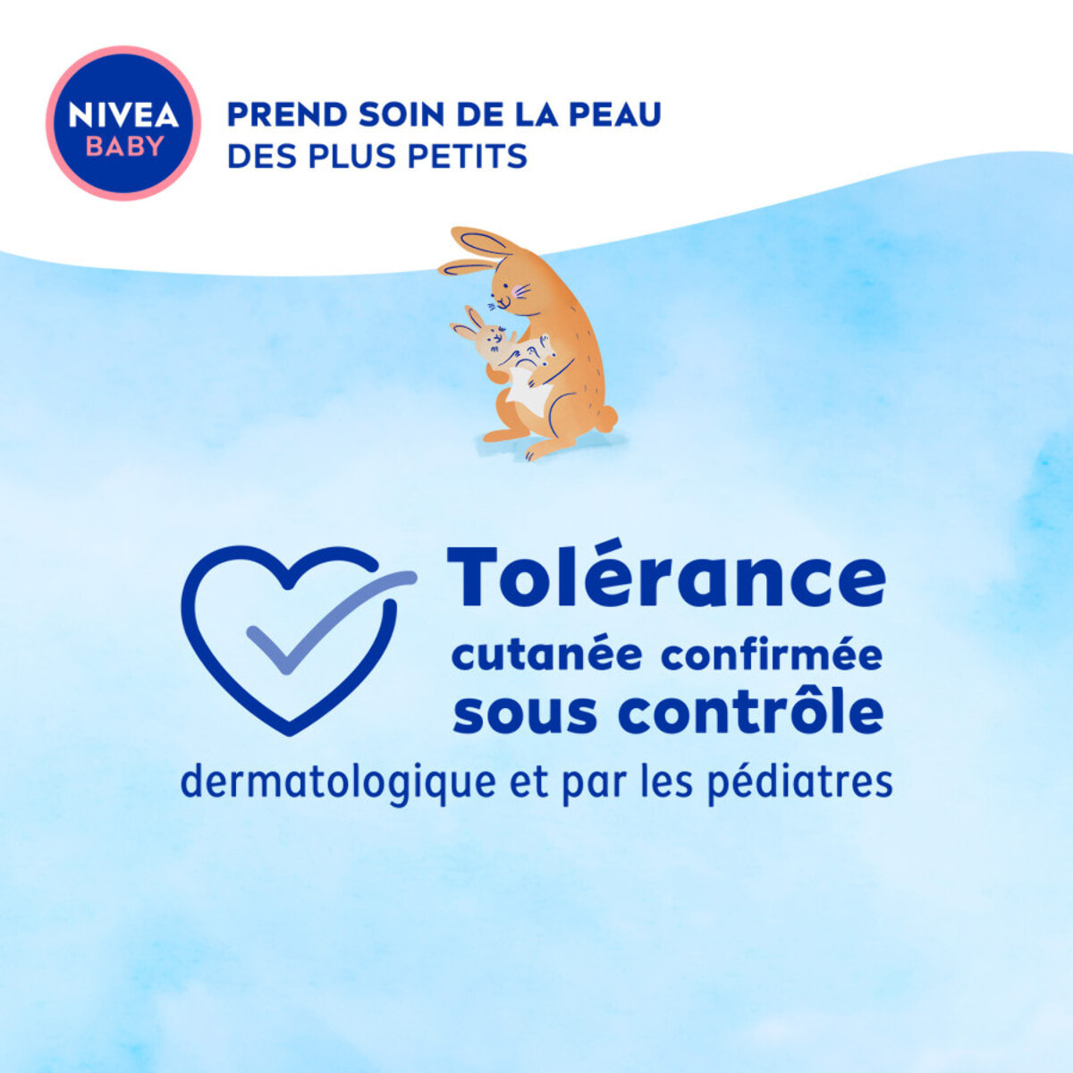 Pack de 10 - NIVEA - Lingettes Bébé 99% Pure Water 10 paquets de 57 Pièces