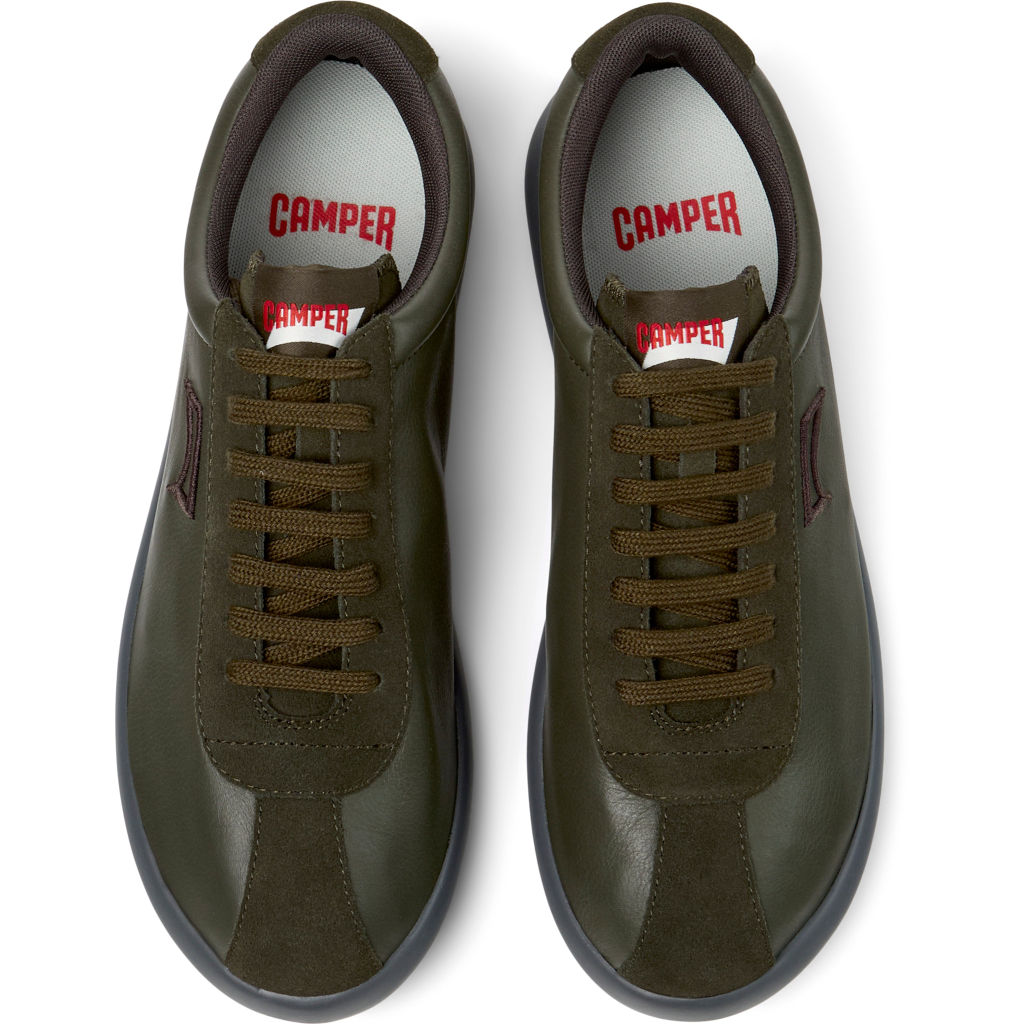 Sneakers - CAMPER Pelotas XLF - Verde - Pelle liscia