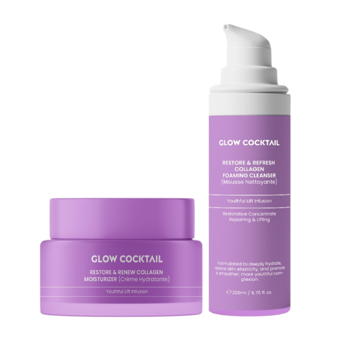 Hidratante restaurador y renovador + Limpiador refrescante