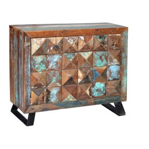 Cómoda - madera reciclada - 100x40x87cm
