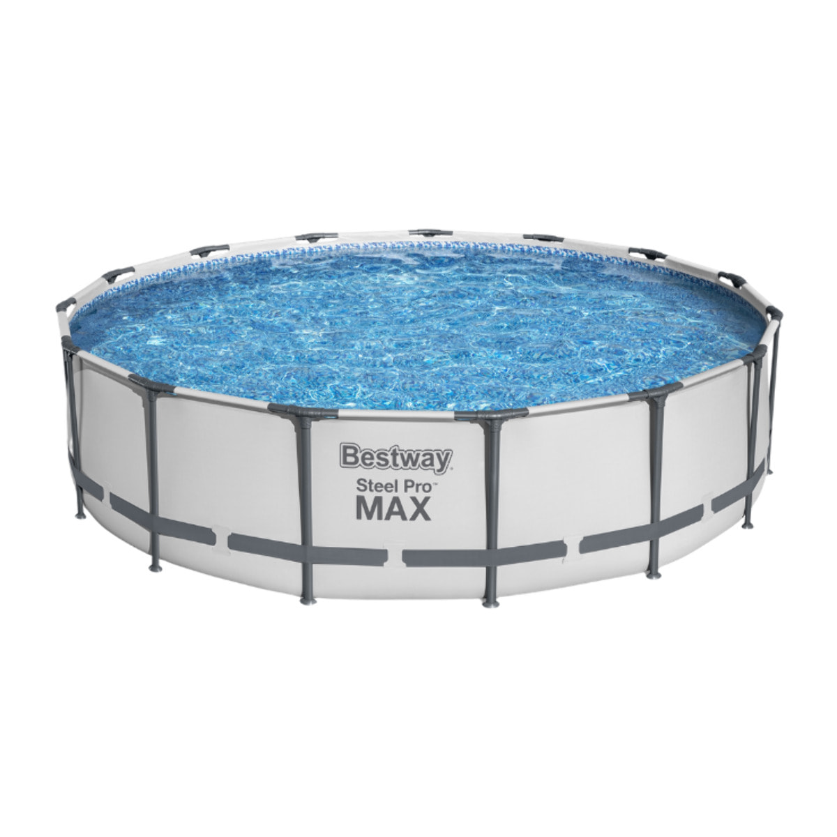 Bestway Piscine hors sol - Ronde - Steel Pro Max - 457 x 107 cm