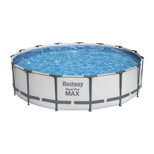 Bestway Piscine hors sol - Ronde - Steel Pro Max - 457 x 107 cm