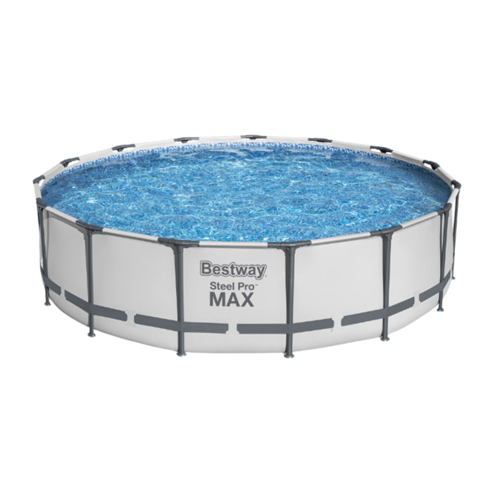 Bestway Piscine hors sol - Ronde - Steel Pro Max - 457 x 107 cm