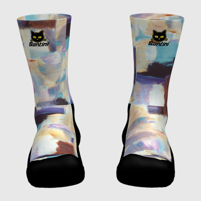 Tour De France Arrivée Montmartre Socks - Blu