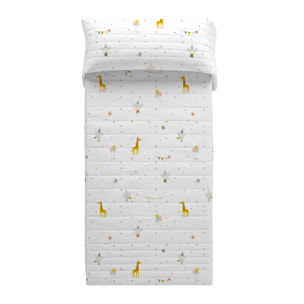 Haciendo el Indio - Colcha Bouti Estampada - Reversible - Infantil - 100% Algodón - 70 gr/m² - Fiesta