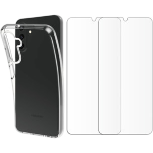 Pack ESSENTIELB Samsung A26 coque + verre trempé