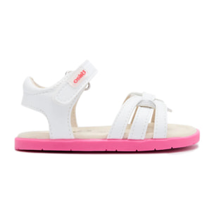Sandalias de Bebé Respetuoso Goflex en Blanco