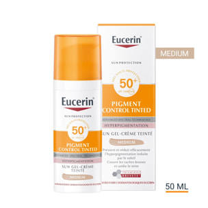 Sun Protection SPF50+ - Gel Crème Teinté - Medium 50 ml
