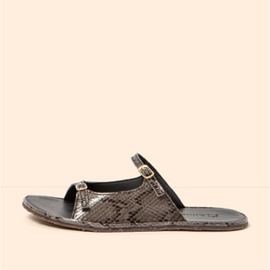 Sandalias N5684 SNAKE GREY/ BARE SANDALS color Grey
