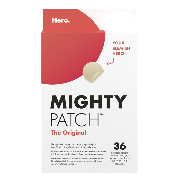 HERO Mighty Patch - Patchs Anti-Acné The Original 36 Patchs