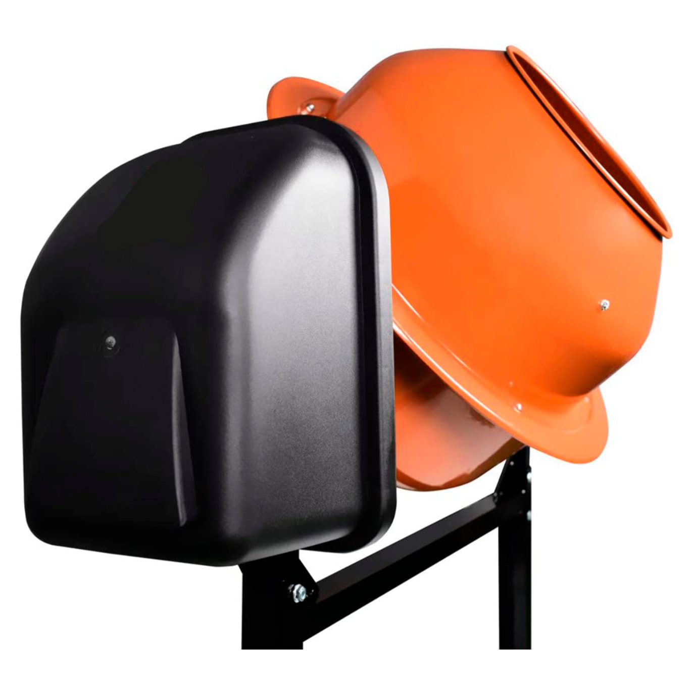 Betoniera Elettrica 70 Litri 220 Watt Impastatrice Miscelatore Cemento Con 2 Ruote Certificazione CE Telaio In Acciaio Per Malta Calcestruzzo 30 RPM