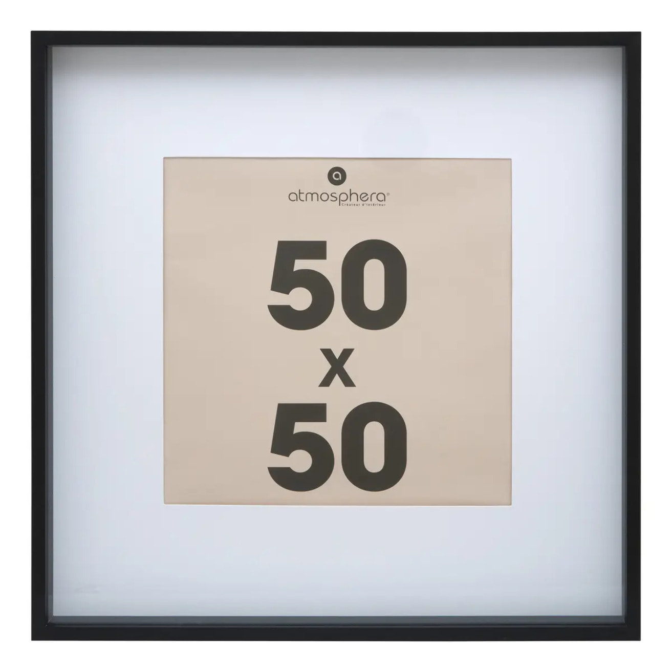 Cadre-photo Axel 50x50cm noir