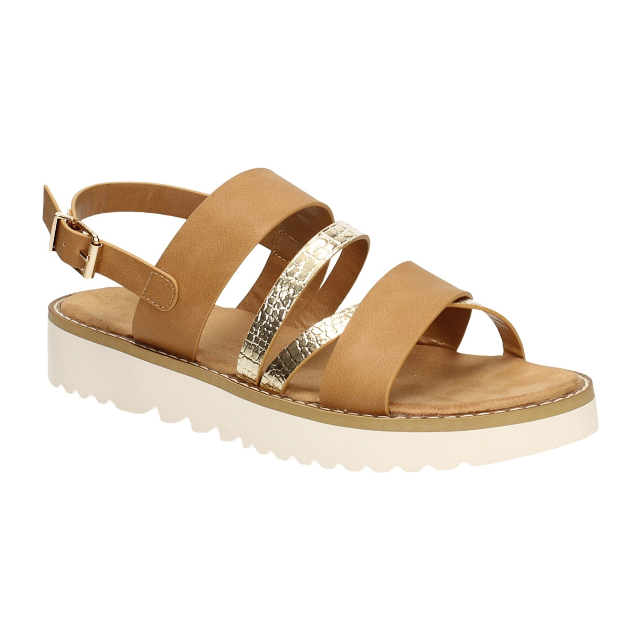 Sandali Donna Tata Italia Cammello