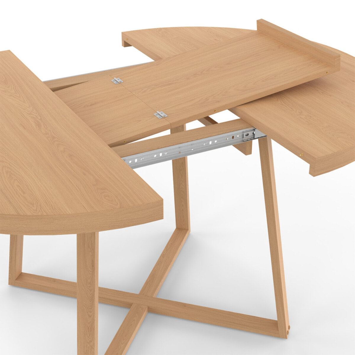 Table à manger ronde extensible Sana Ø110-150cm