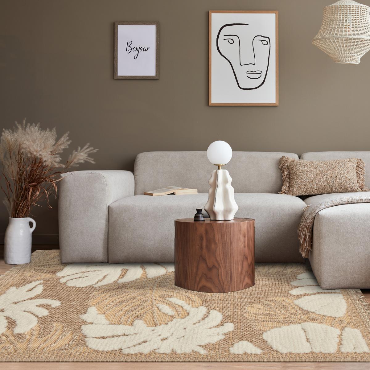 Tapis extérieur tissé kilim rectangle PAHO