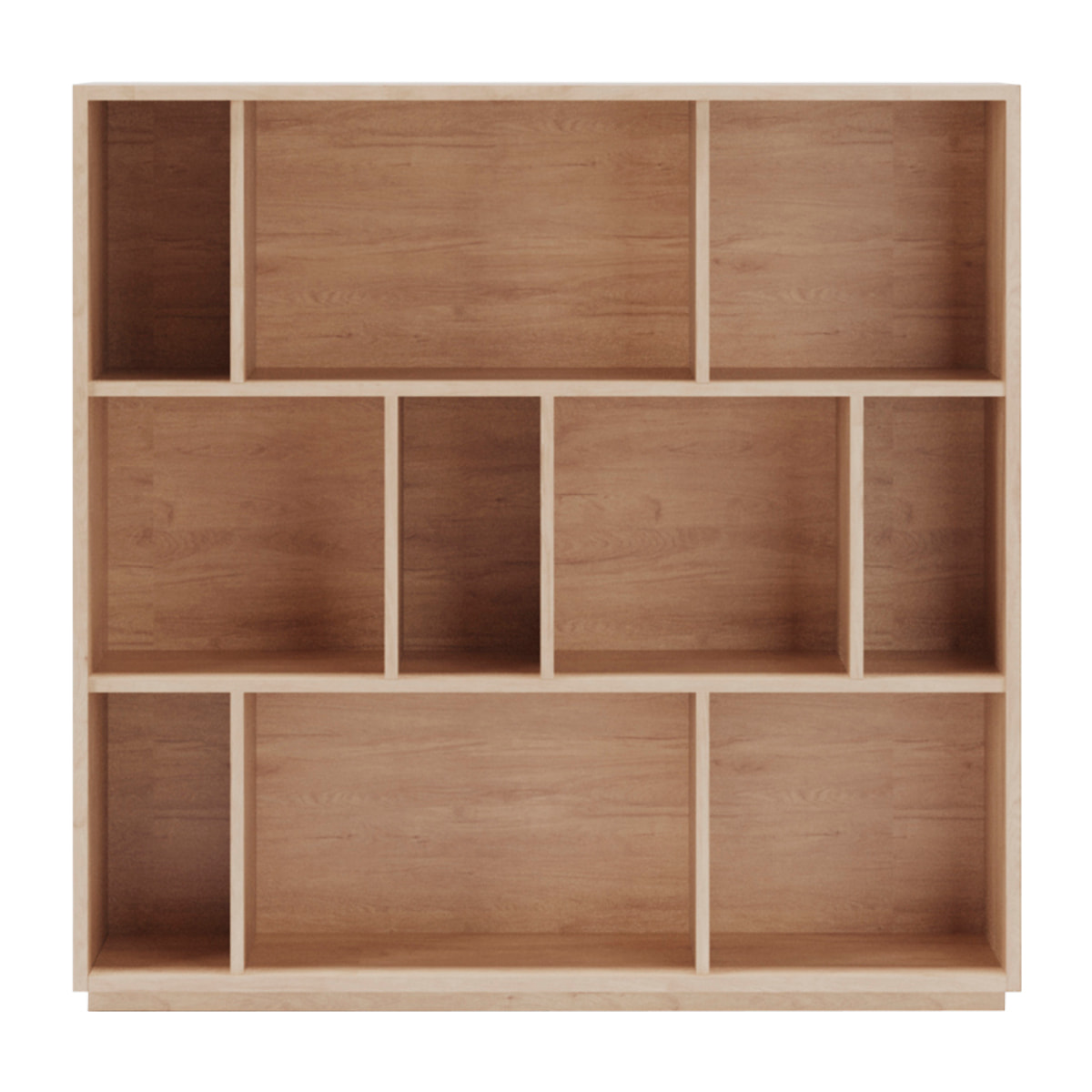 Estantería librería Nack melamina roble 117x119x32 cm