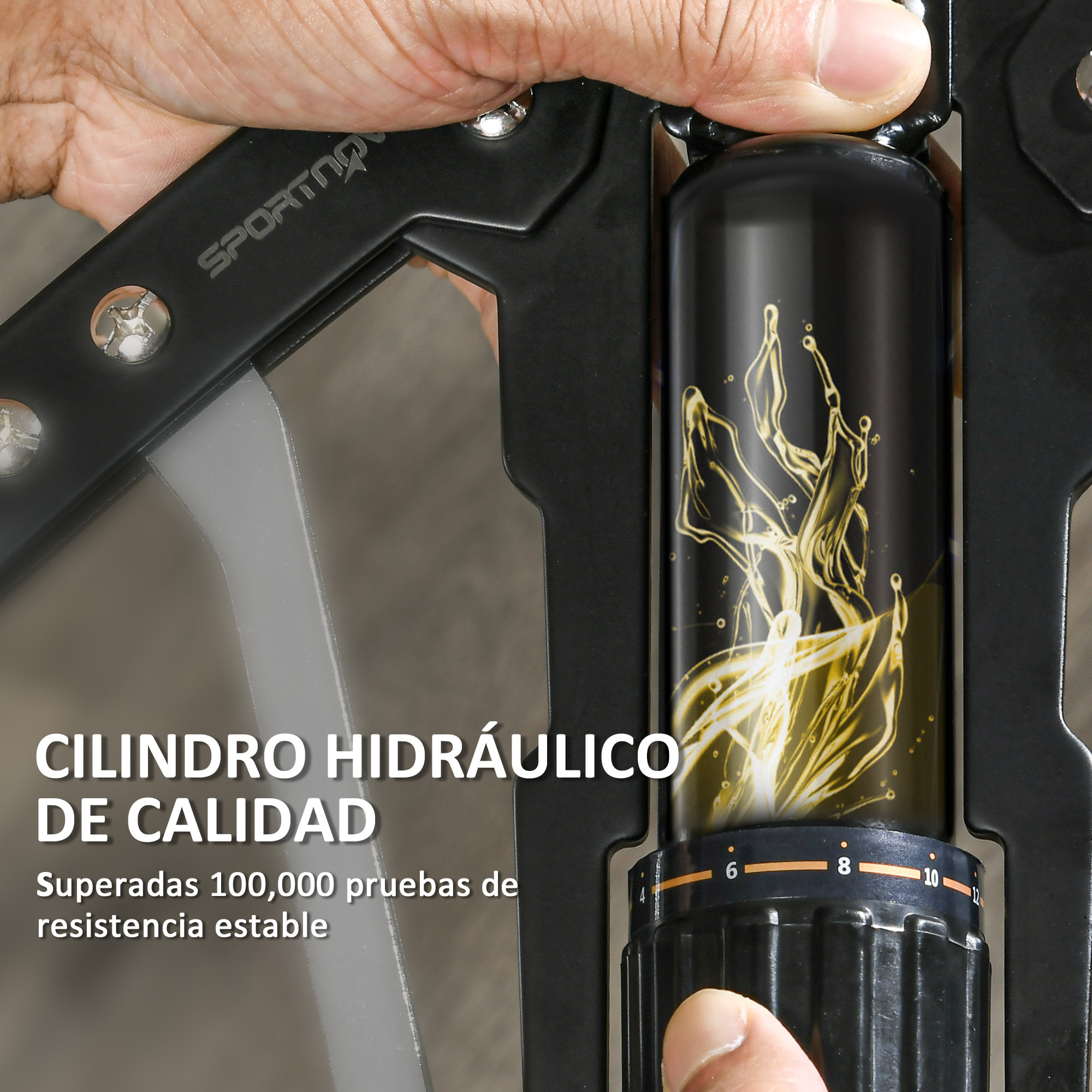 Extensor de Pecho Músculo Extensor Ajustable Ejercitador Tensores Musculación con Resistencia Ajustable 10-200 kg para Entrenamiento en Casa Oficina Viaje Negro