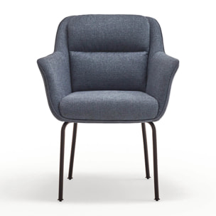 Silla Sadira azul oscuro 2P/Caja