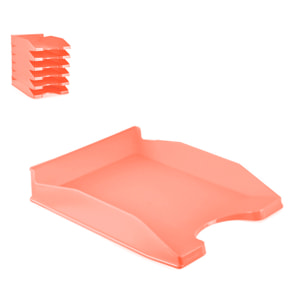 PACK 6 Uds. BANDEJA OFICINA NARANJA