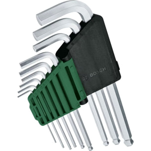 Set de 9 clés Allen à six pans - BOSCH - 1600A032V1