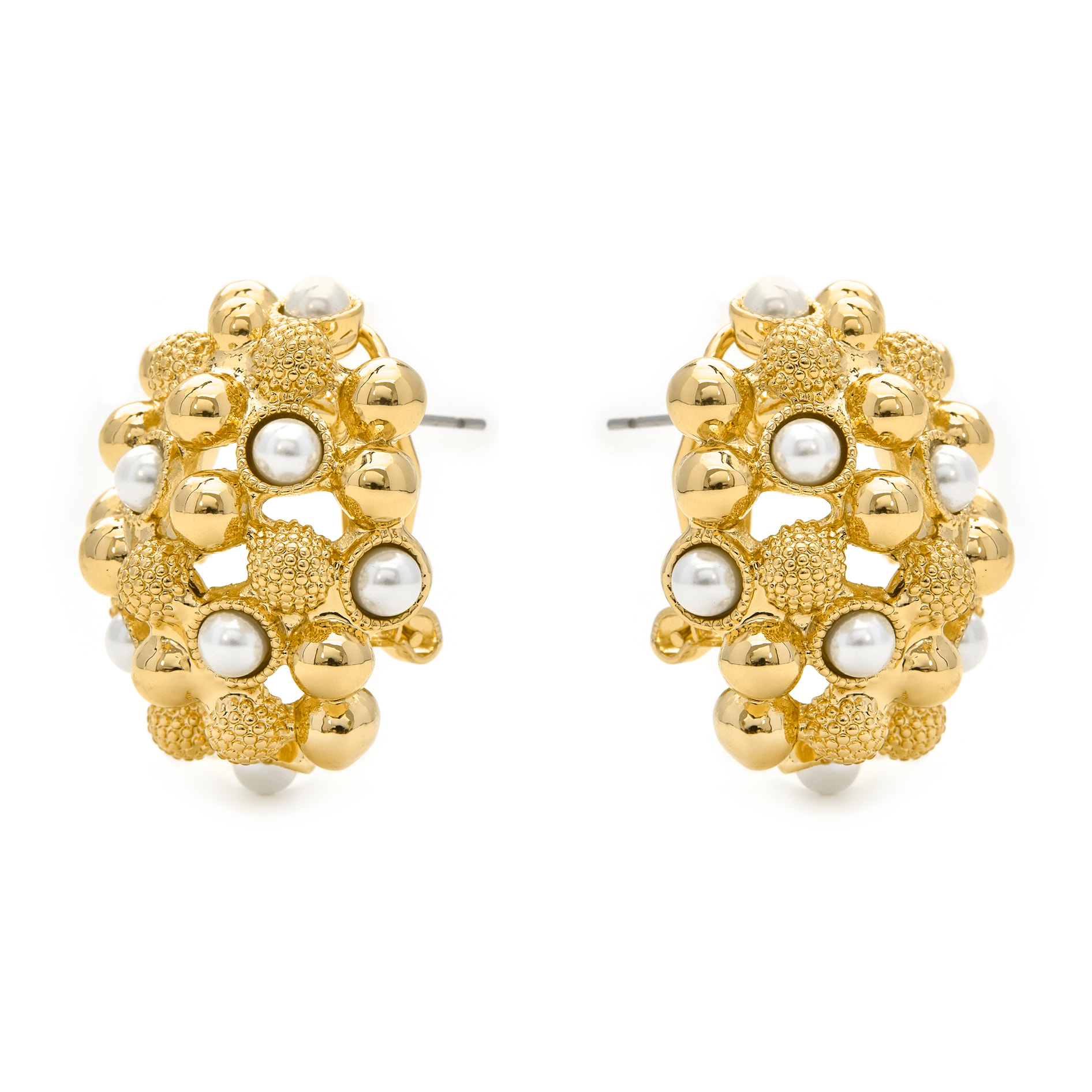 Pendientes acabado en oro amarillo de 18k