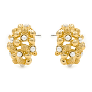 Pendientes acabado en oro amarillo de 18k