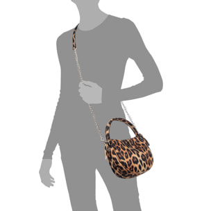 Bradano Bolso de mano Mujer. Fabricado en tela y piel sintética PU.